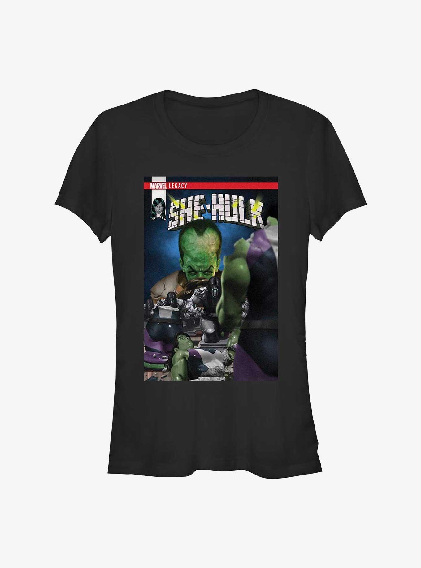 Marvel She Hulk Legacy Comic Book Cover Girls T-Shirt