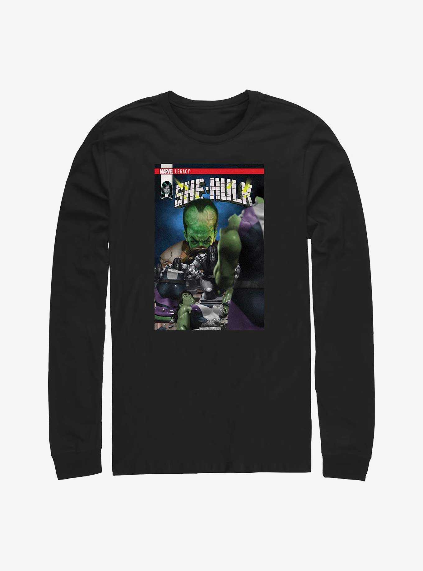 Marvel She Hulk Legacy Comic Book Cover Long-Sleeve T-Shirt, , hi-res