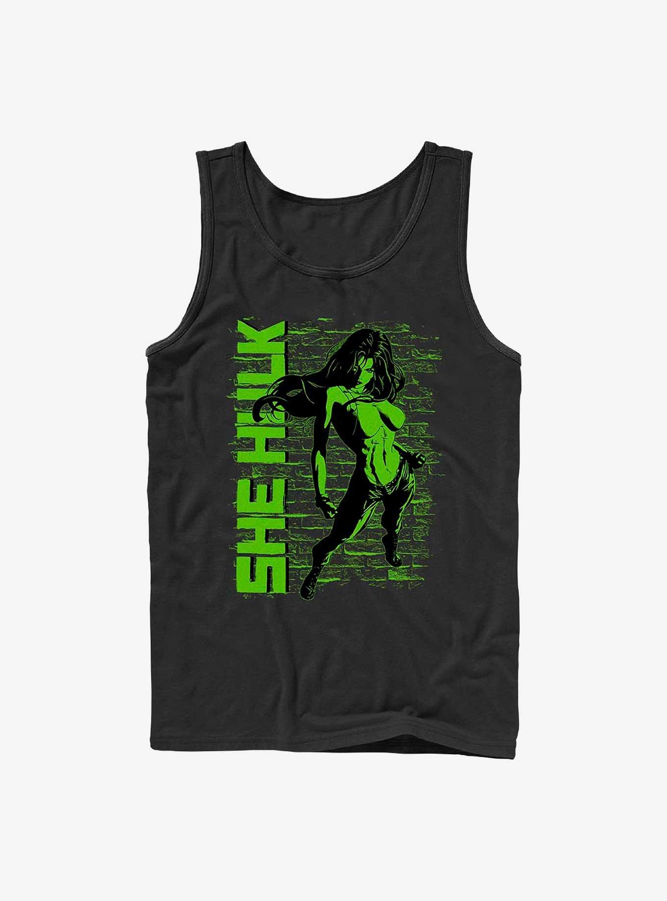 Marvel She Hulk Really Green Tank, BLACK, hi-res