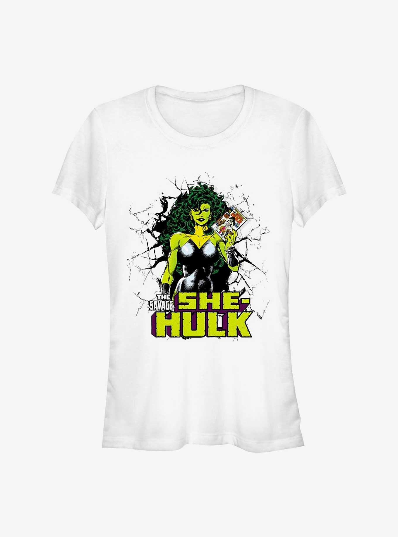 Marvel She Hulk The Savage Girls T-Shirt, , hi-res