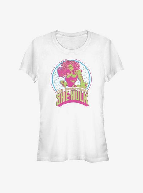 Marvel She Hulk The Sensational Girls T-Shirt - WHITE | Hot Topic
