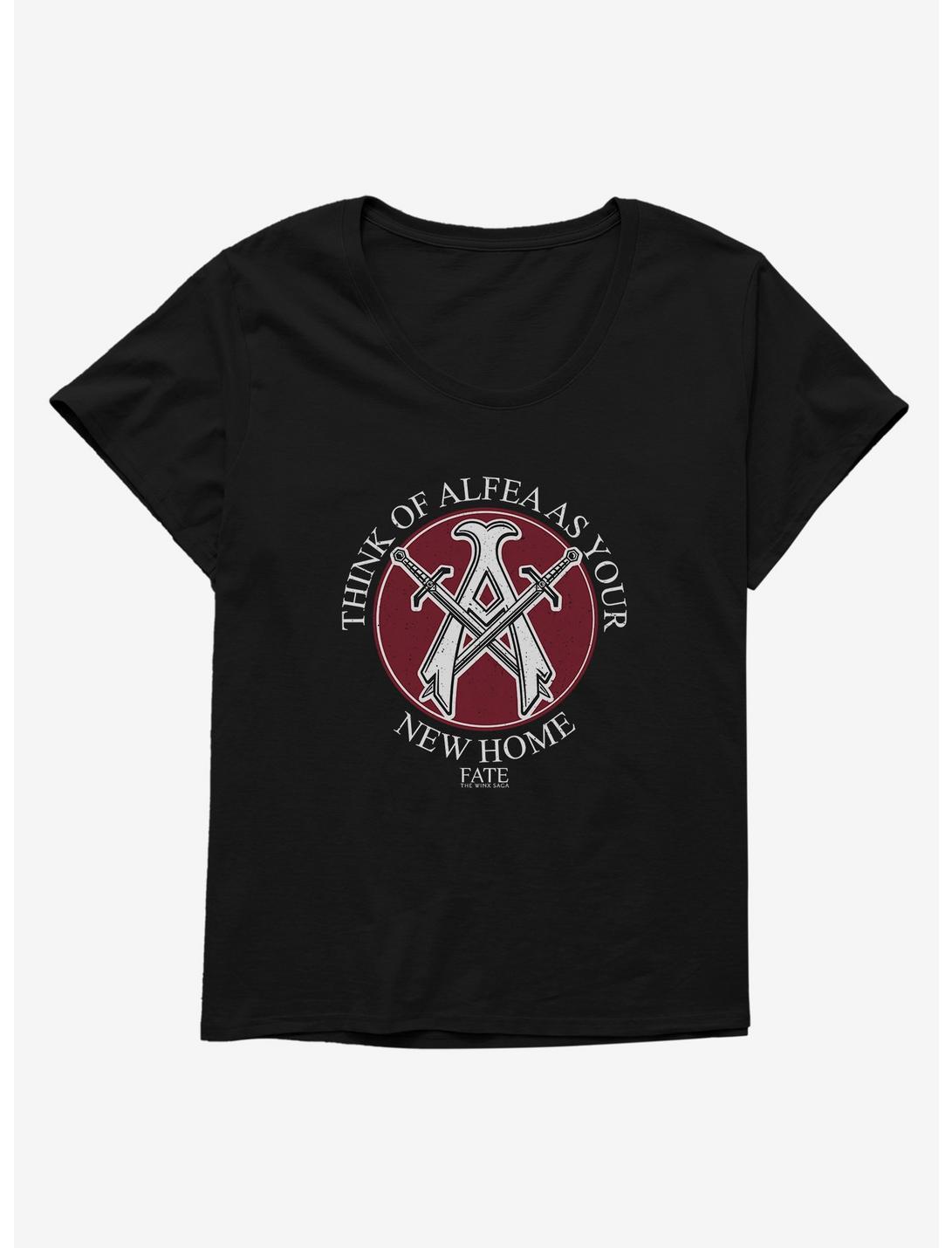 Fate: The Winx Saga Alfea Speckled Logo Womens T-Shirt Plus Size, , hi-res