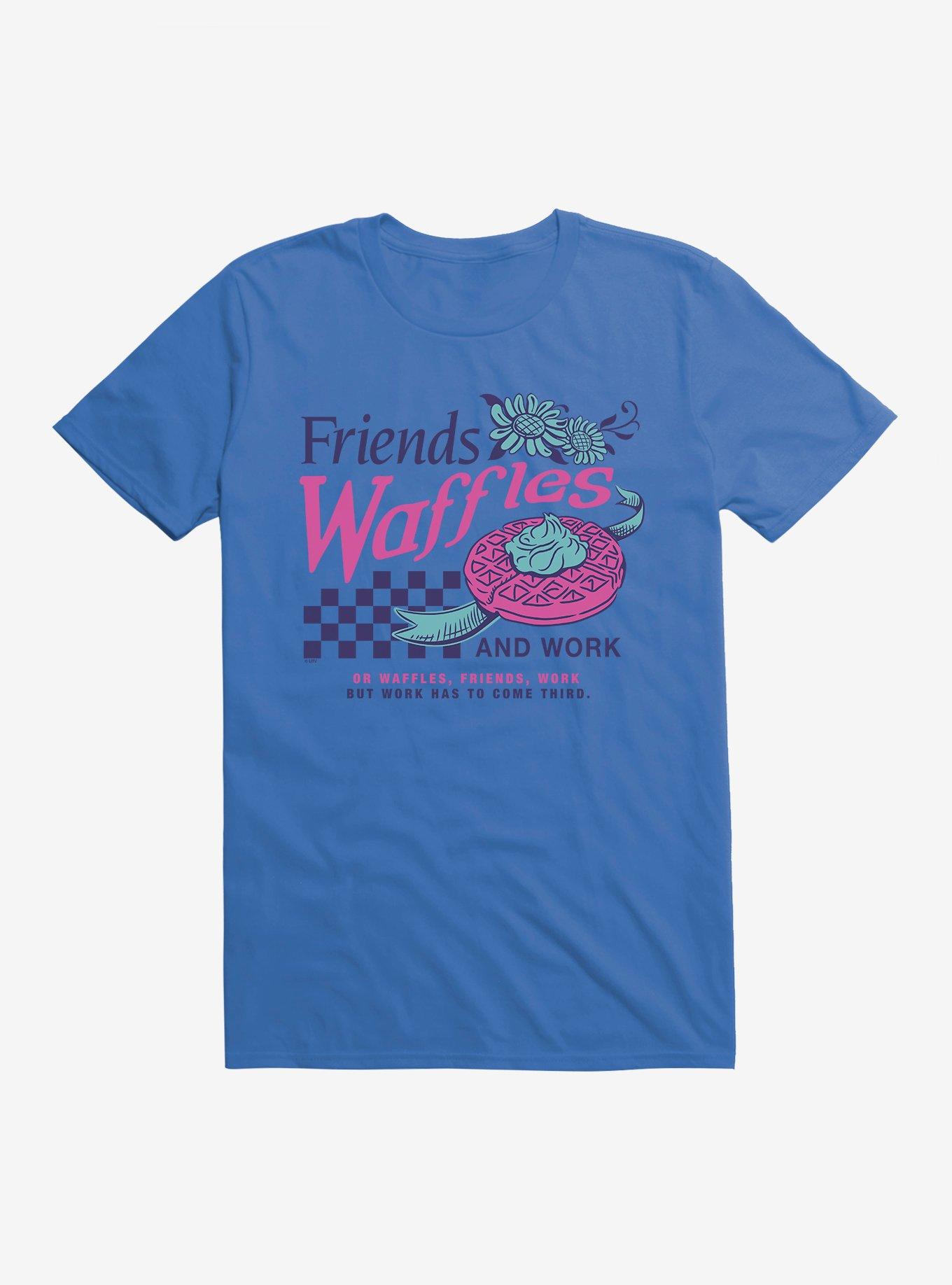 Parks And Recreation Friends Waffles Work T-Shirt, , hi-res