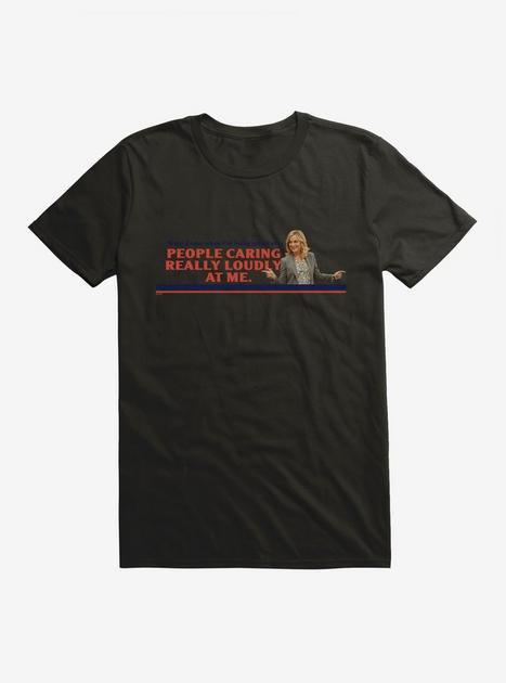 Parks And Recreation People Caring Loudly T-Shirt | Hot Topic