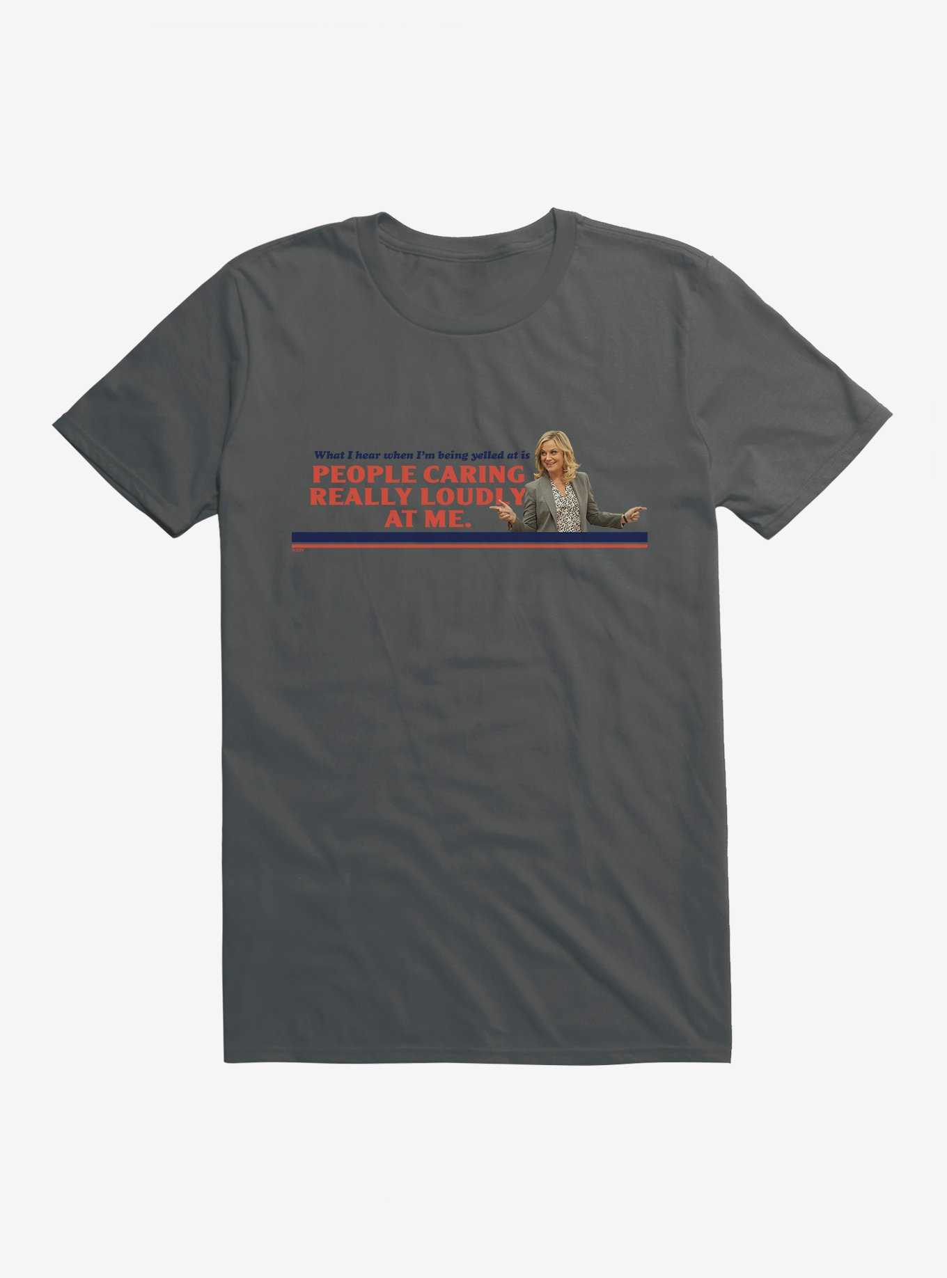 Parks And Recreation People Caring Loudly T-Shirt, , hi-res