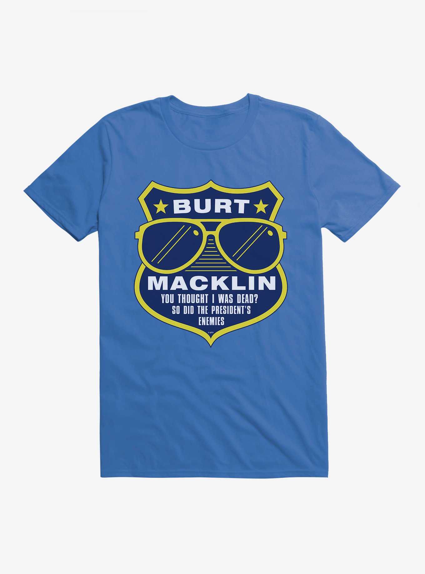 Parks And Recreation Burt Macklin Badge T-Shirt, , hi-res