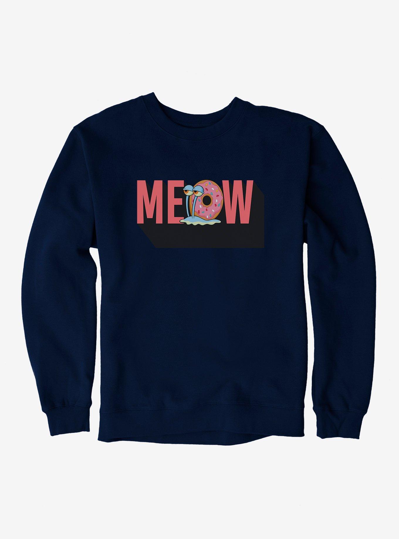 SpongeBob SquarePants Gary Meow Sweatshirt, NAVY, hi-res
