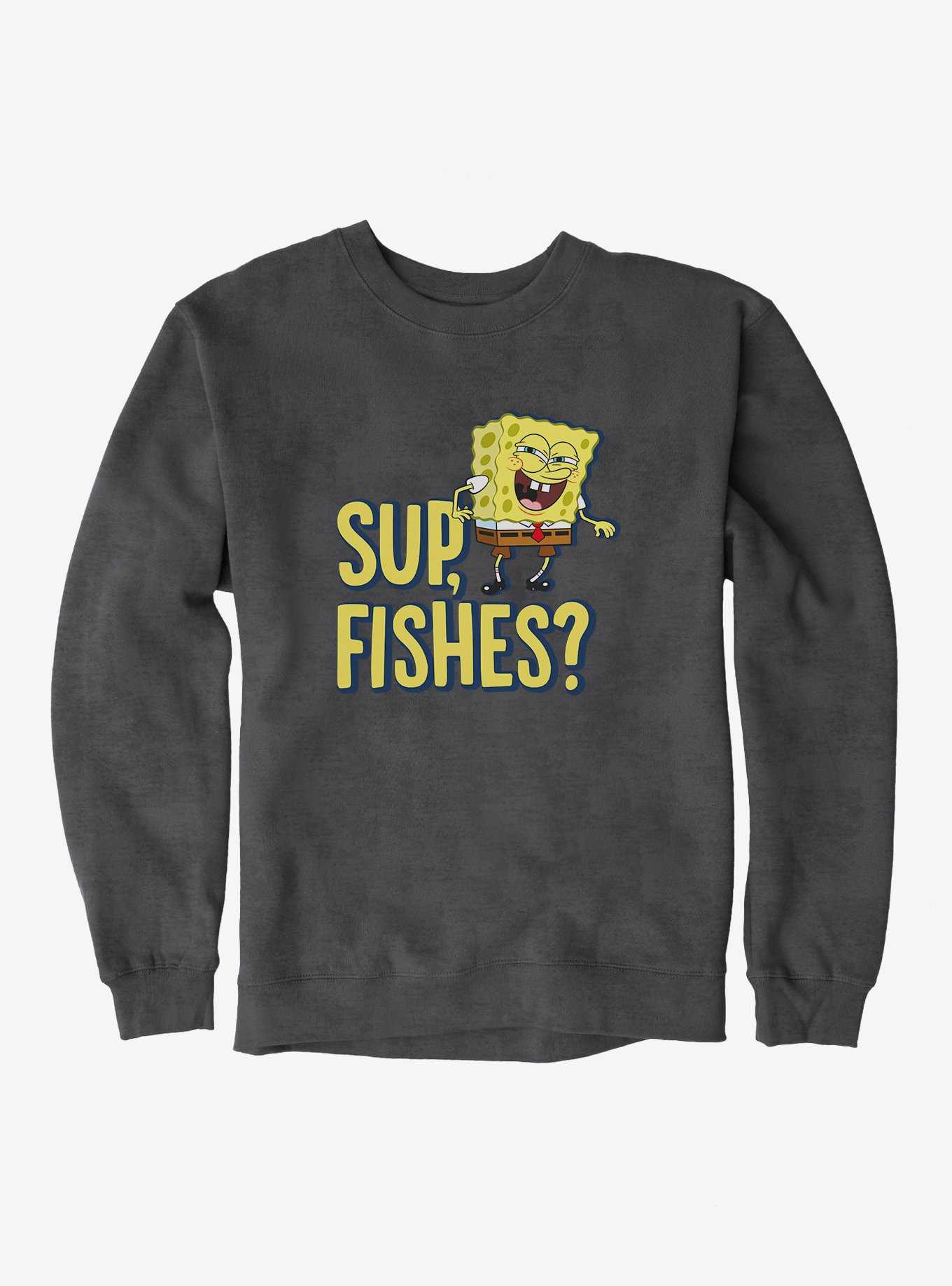 SpongeBob SquarePants Sup Fishes Sweatshirt, , hi-res