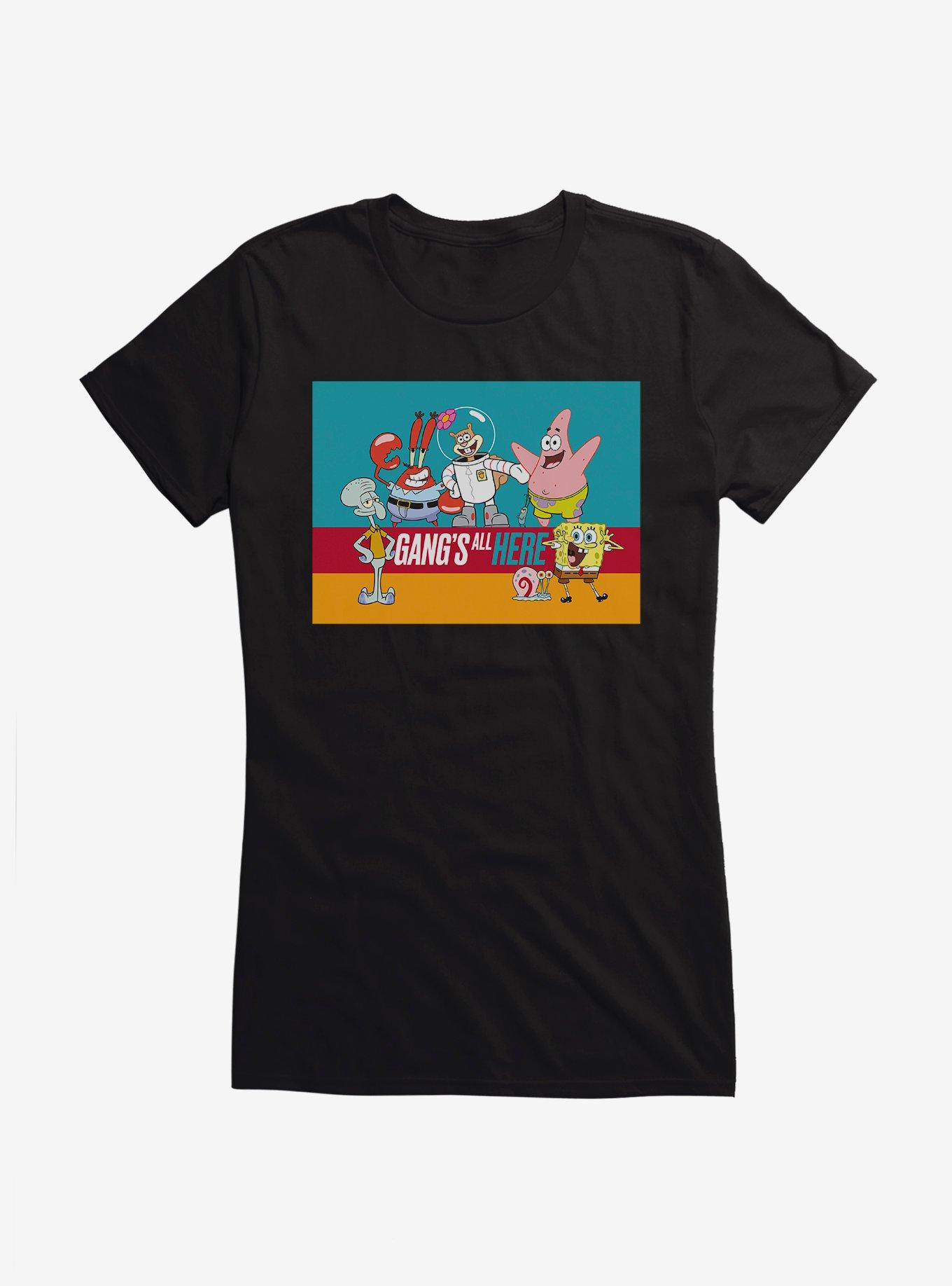 SpongeBob SquarePants Gang's All Here Girls T-Shirt, , hi-res