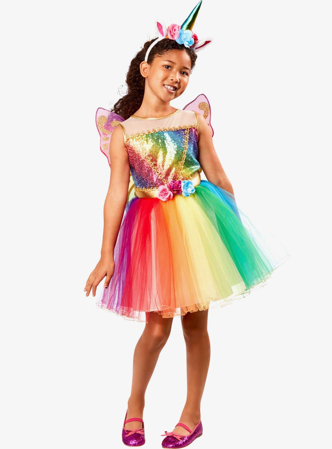 Rainbow Unicorn Youth Costume, , hi-res
