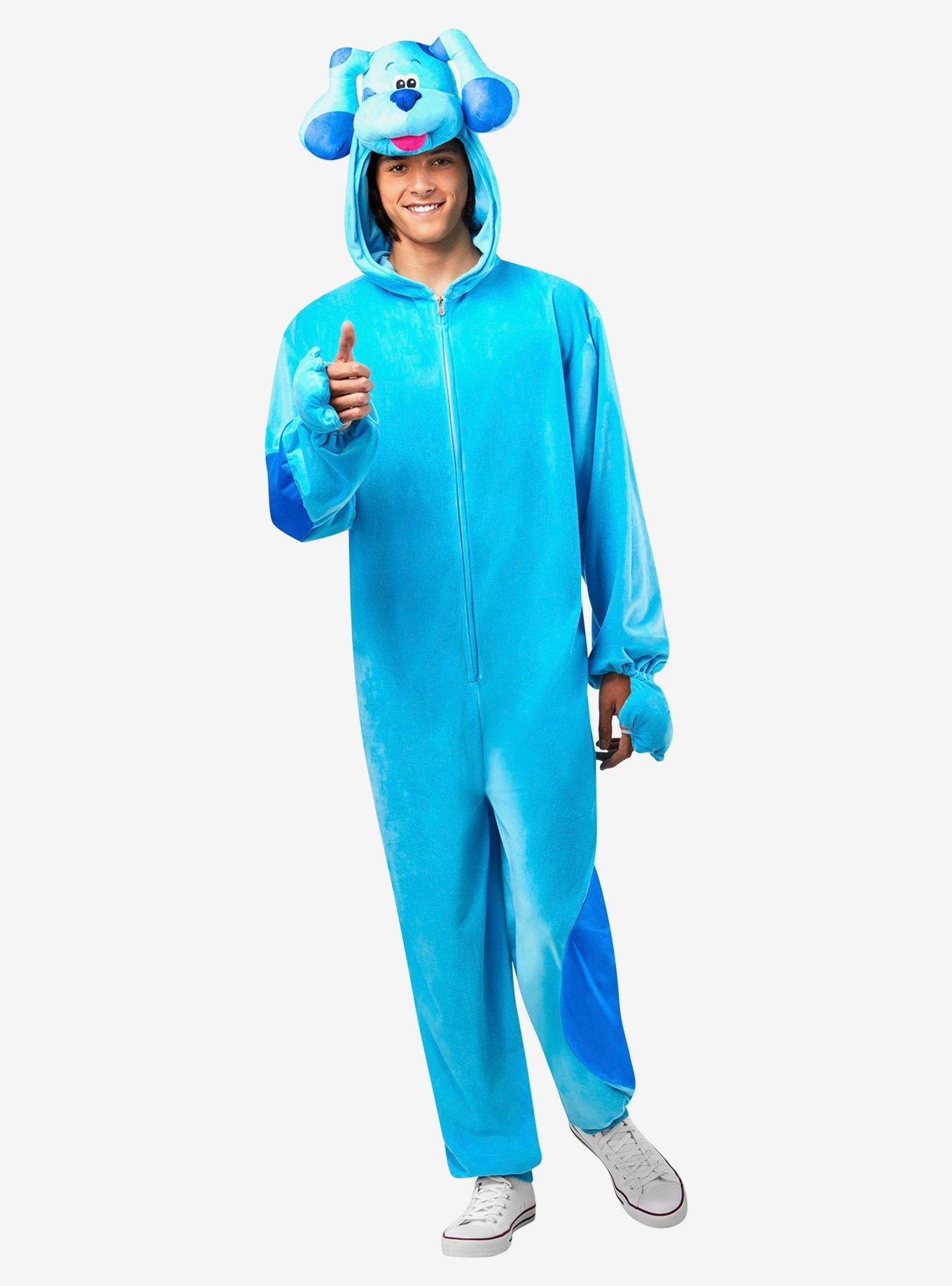 Blues Clues Blue Adult Comfywear Costume, MULTI, hi-res