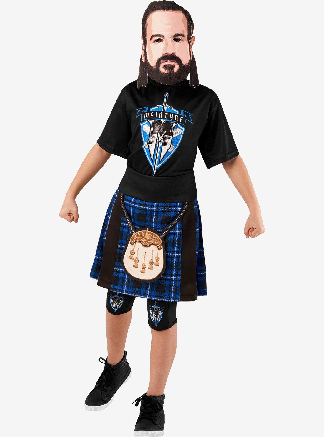 WWE Drew McIntyre Youth Costume, MULTI, hi-res