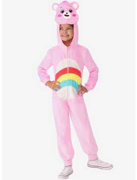 Carebears Cheer Bear Youth Costume Jumpsuit, , hi-res