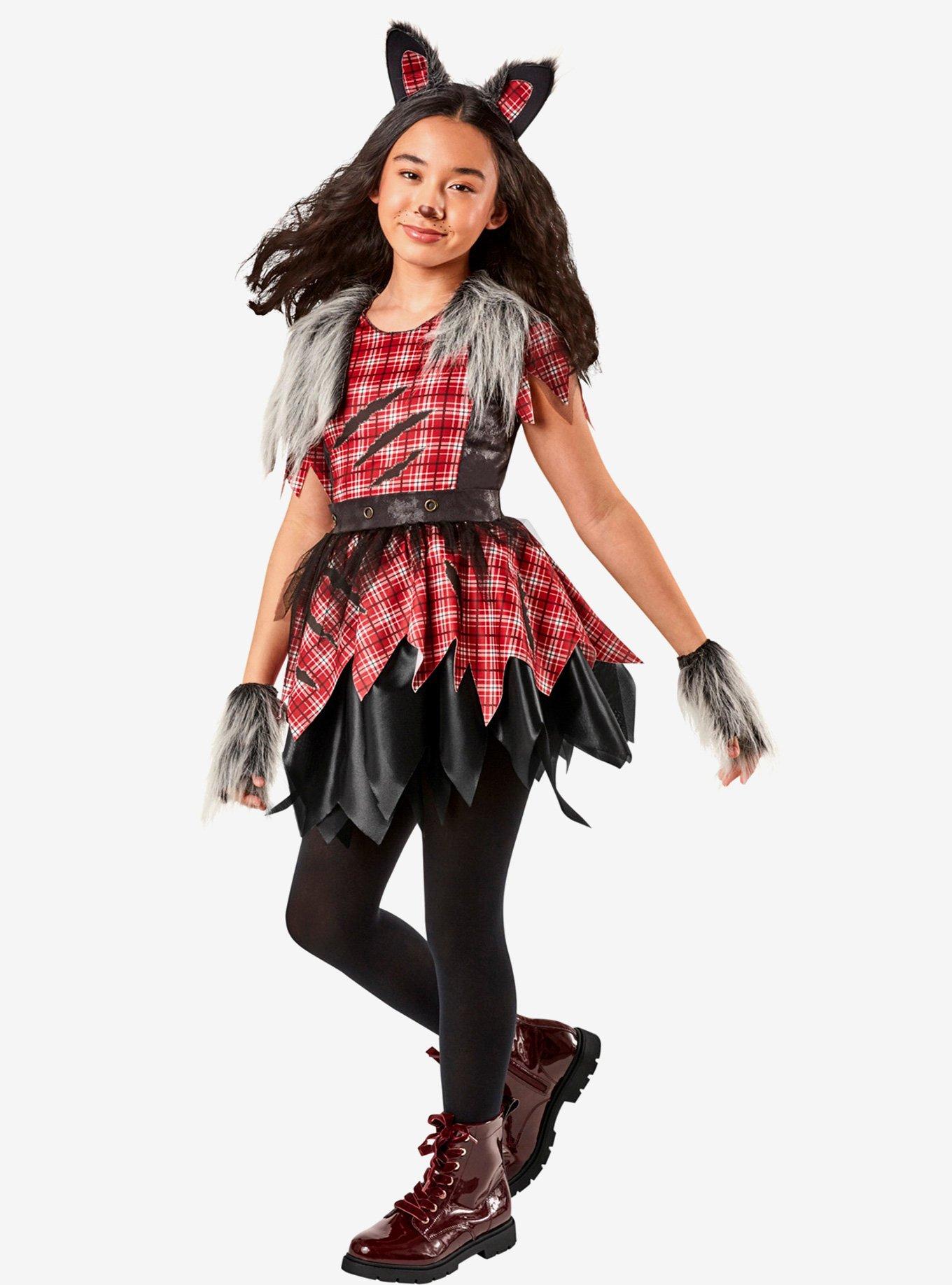 Girl Werewolf Youth Costume, MULTI, hi-res