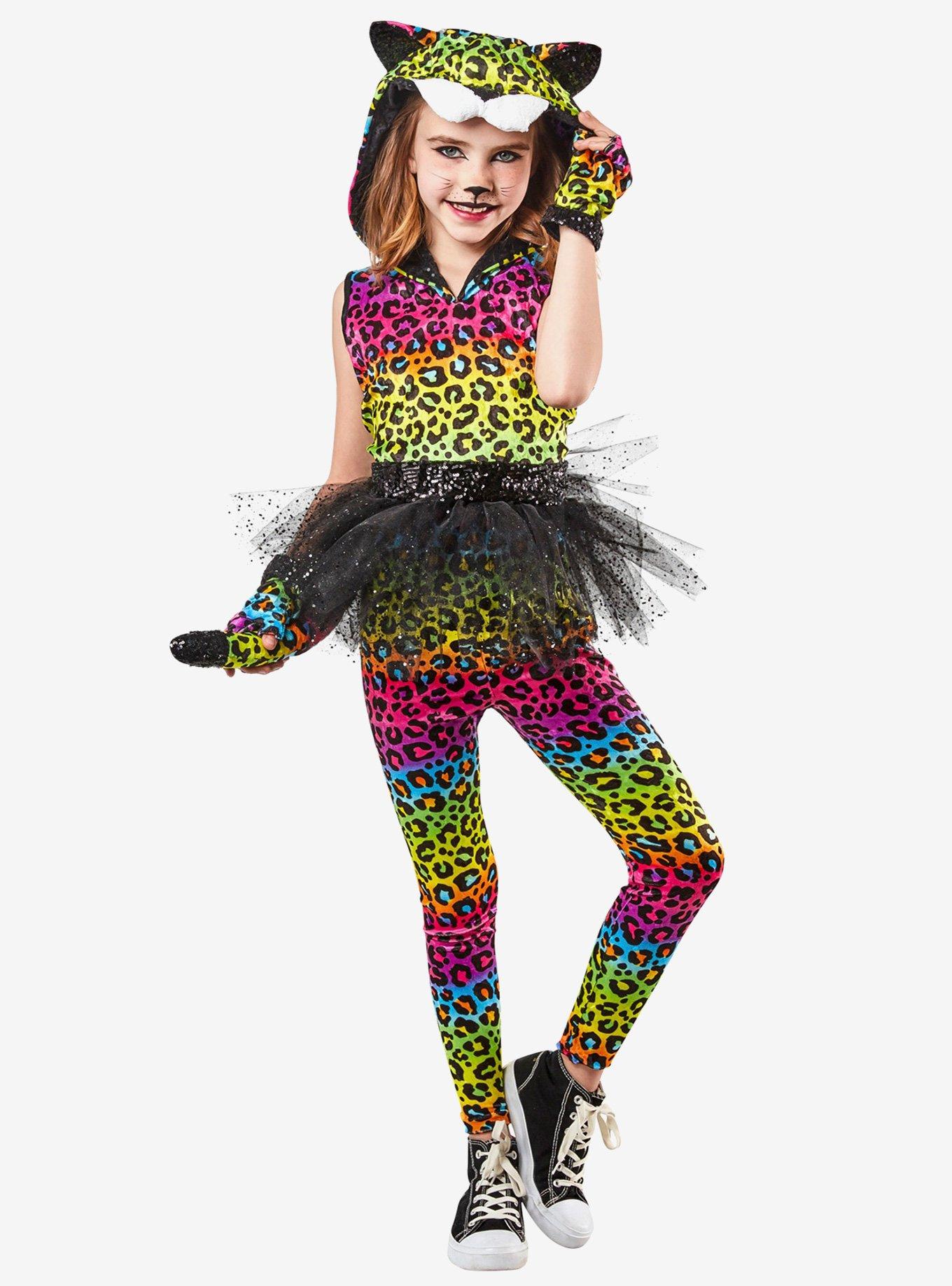 Neon Leopard Youth Costume, , hi-res