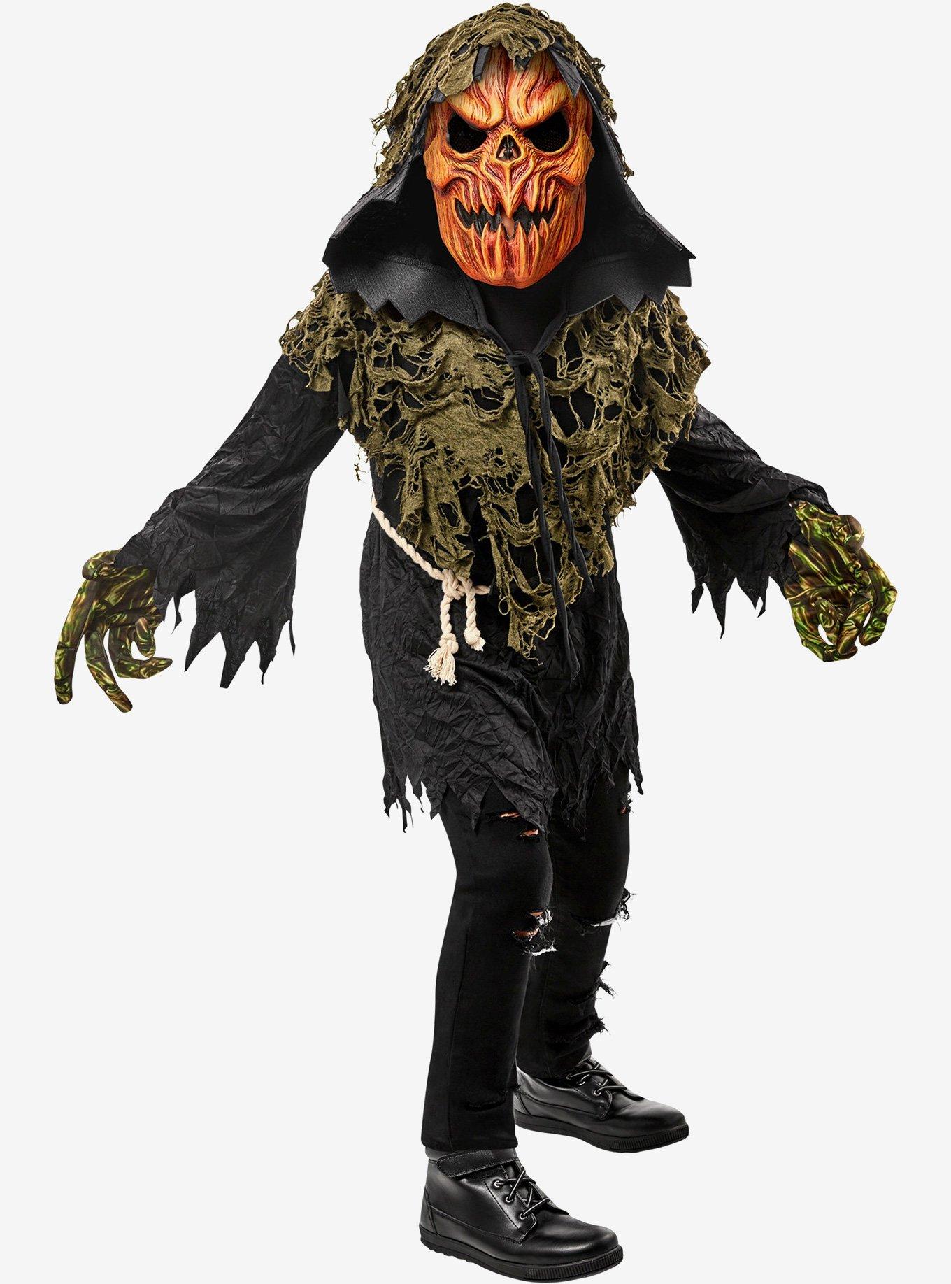 Pumpkin Ghoul Youth Costume, MULTI, hi-res