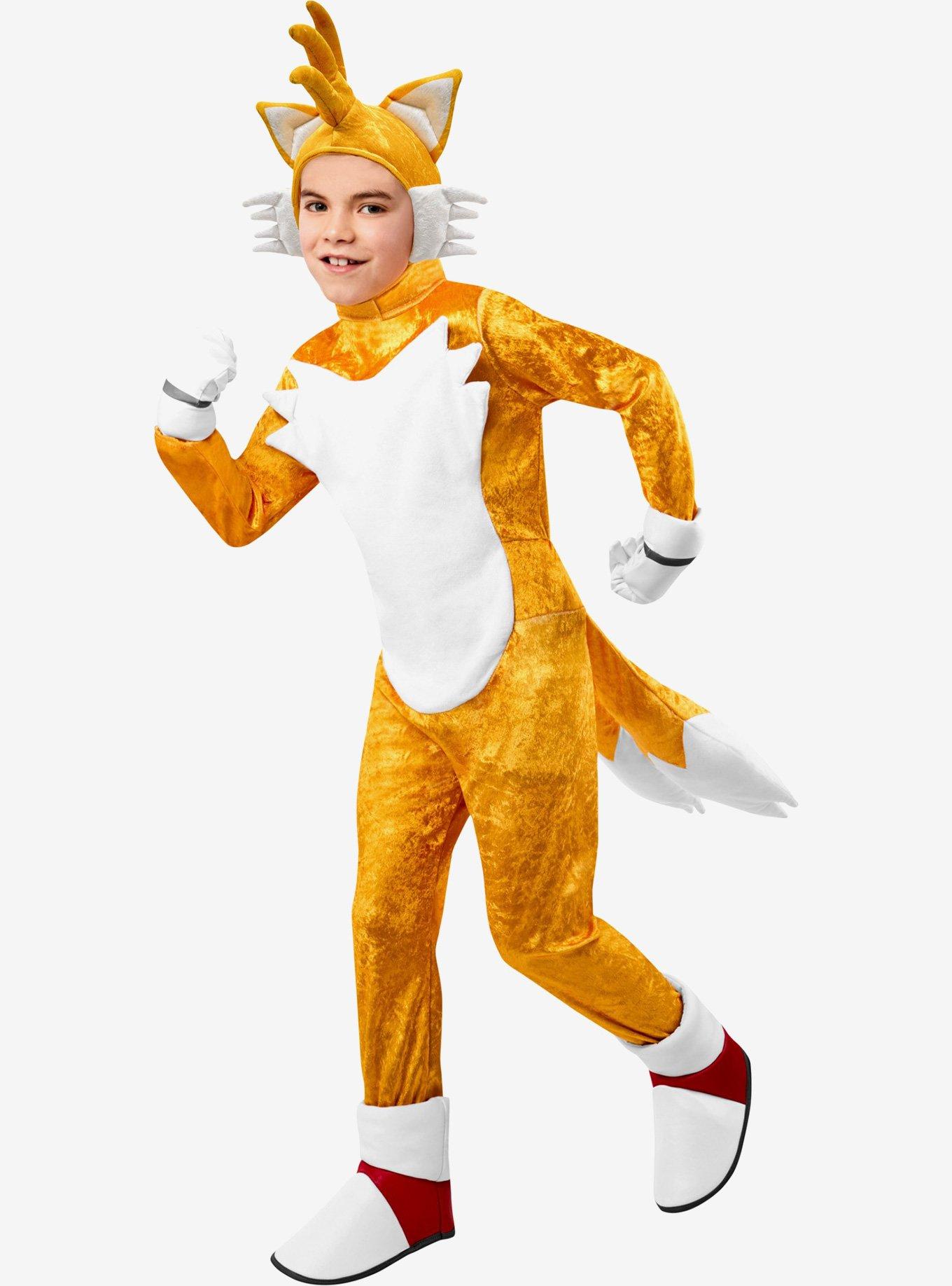 Sonic the Hedgehog Tails Youth Deluxe Costume, MULTI, hi-res