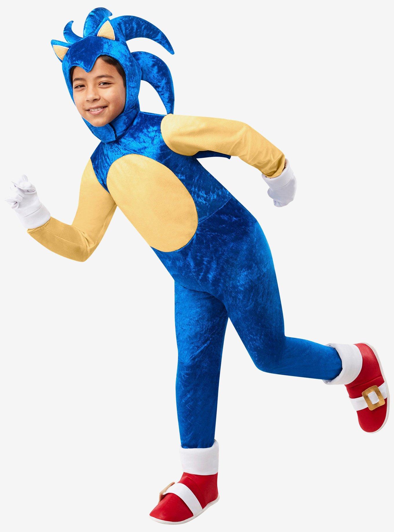 Sonic the Hedgehog Youth Deluxe Costume, MULTI, hi-res