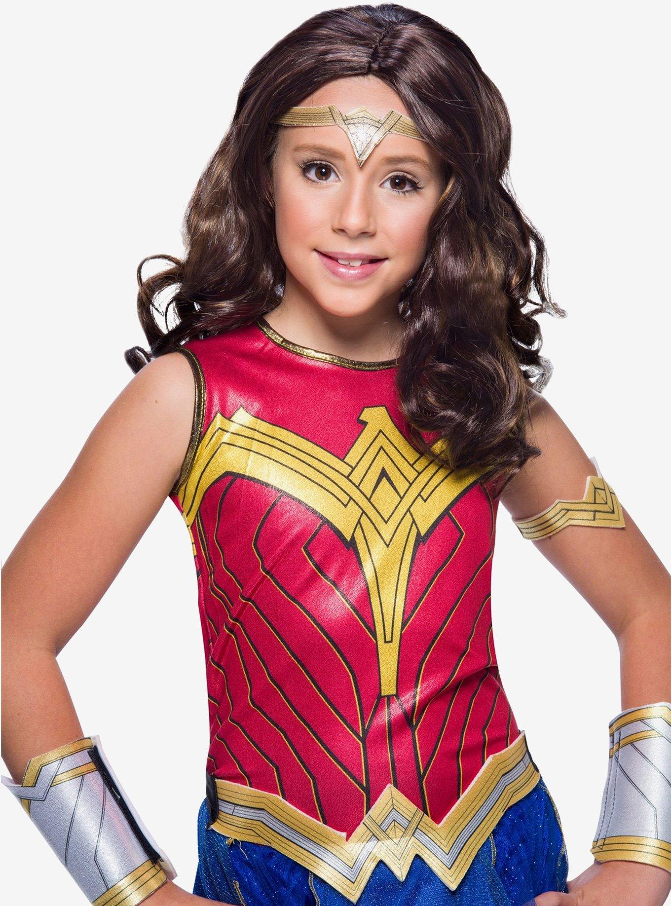 DC Comics Wonder Woman Wig Youth, , hi-res