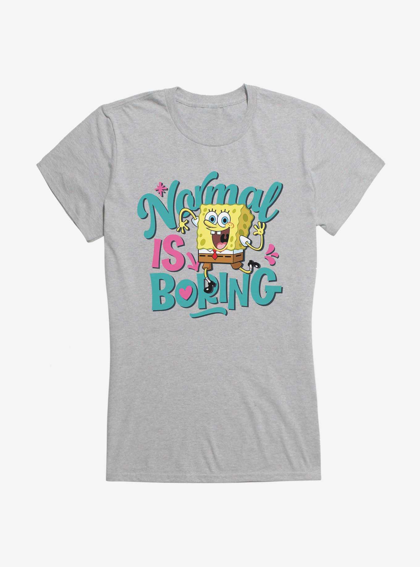 SpongeBob SquarePants Normal Is Boring Girls T-Shirt, , hi-res