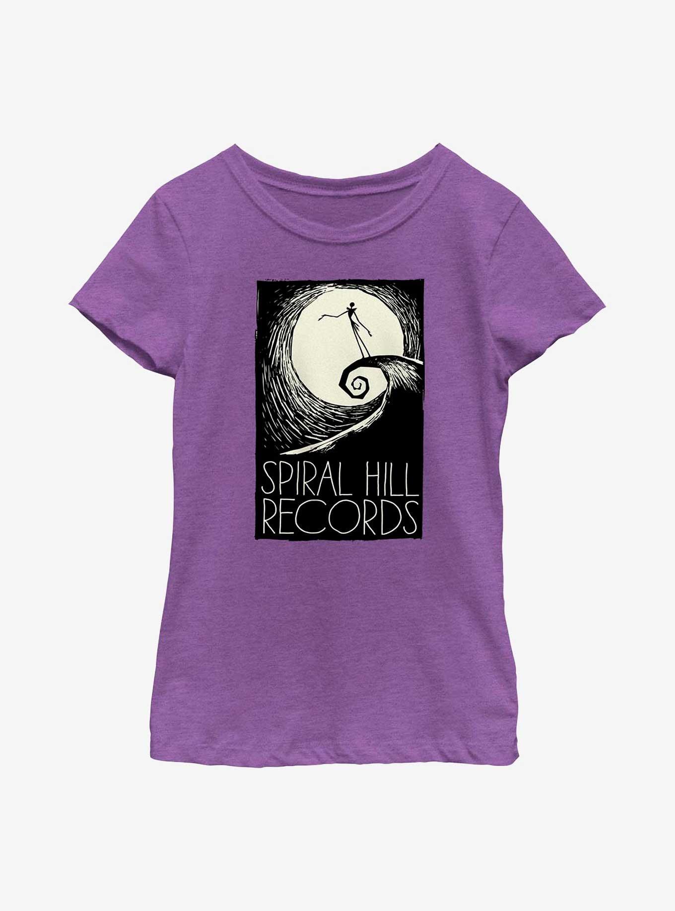 Disney The Nightmare Before Christmas Hill Records Youth Girls T-Shirt, , hi-res