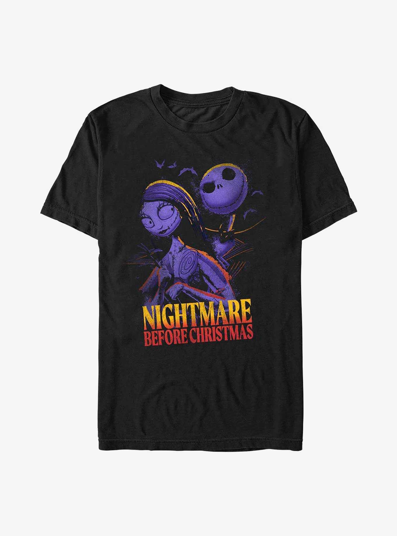 Disney The Nightmare Before Christmas Jack And Sally Sunset  T-Shirt, , hi-res