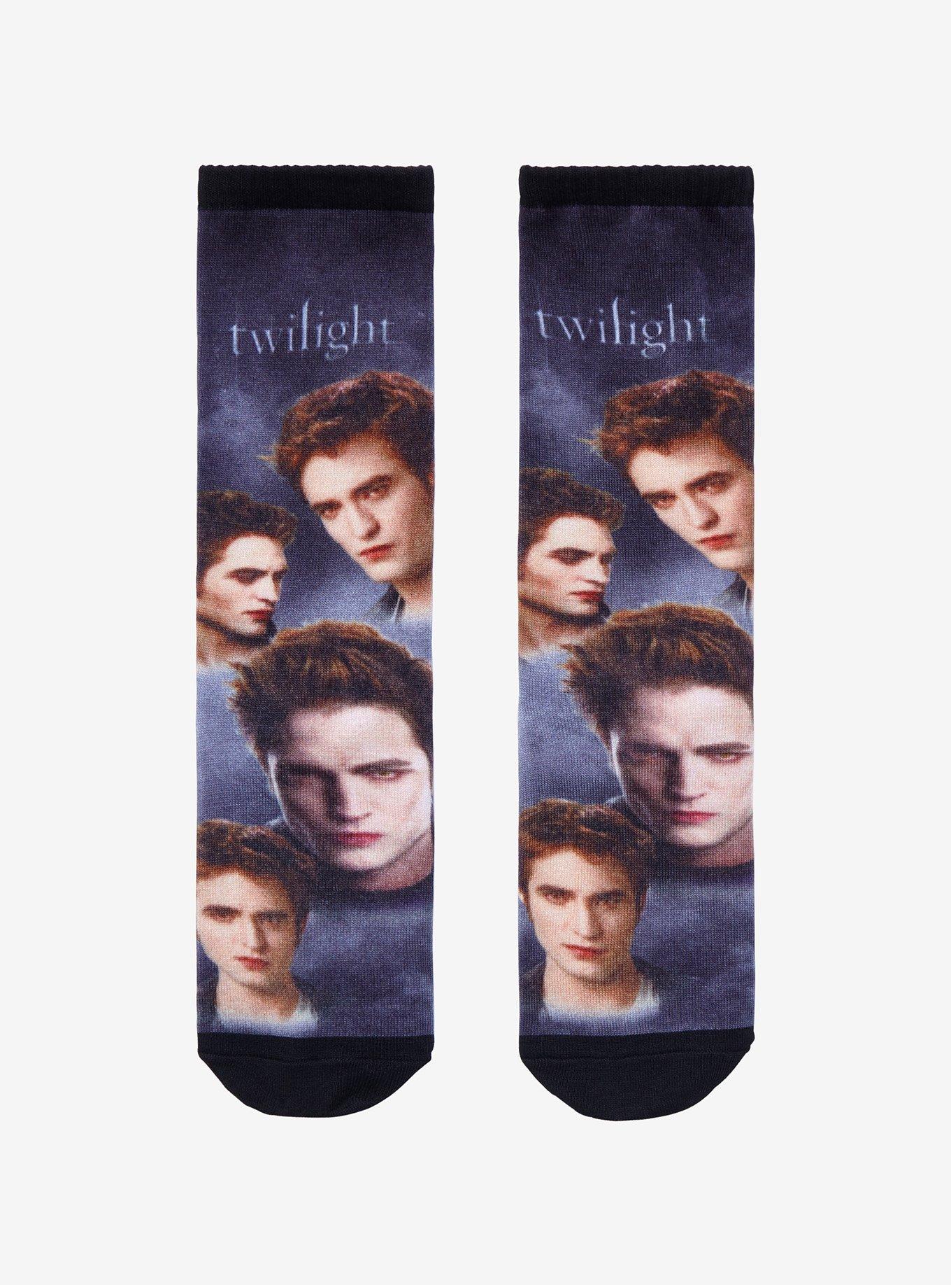 Twilight Edward Collage Crew Socks, , hi-res