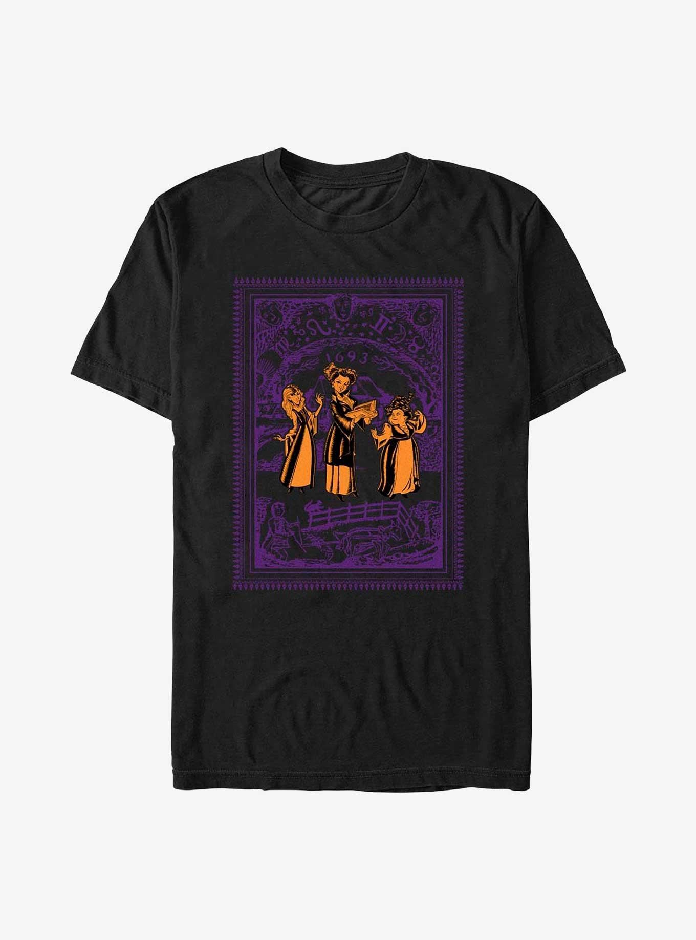 Disney Hocus Pocus Animated Sanderson Sisters T-Shirt, BLACK, hi-res