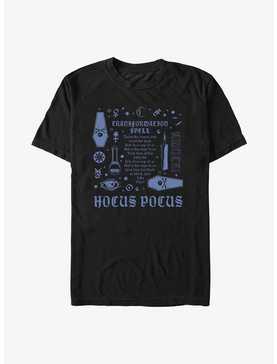 Disney Hocus Pocus Transformation Spell Lyrics T-Shirt, , hi-res