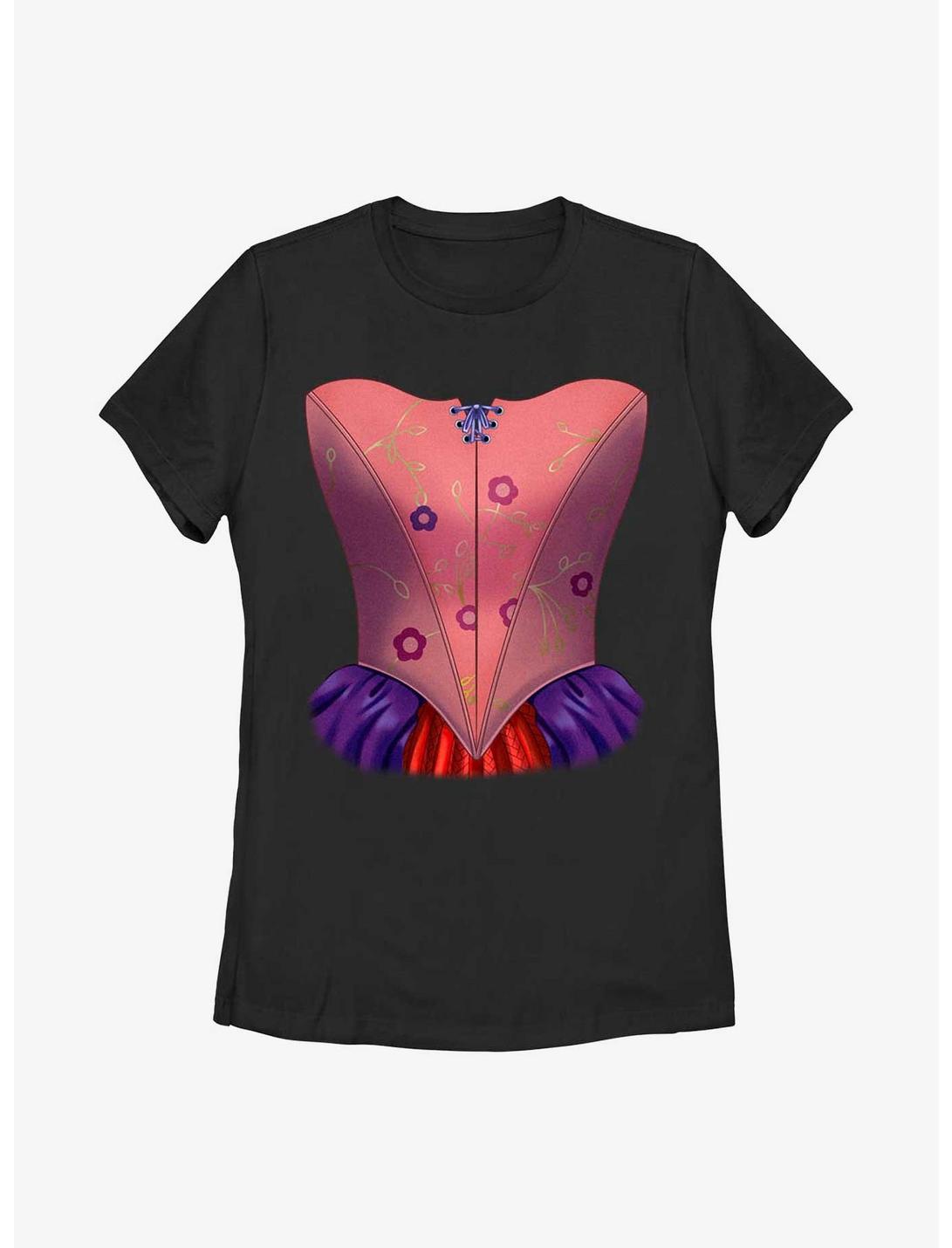 Disney Hocus Pocus Sarah Dress Cosplay Womens T-Shirt, BLACK, hi-res