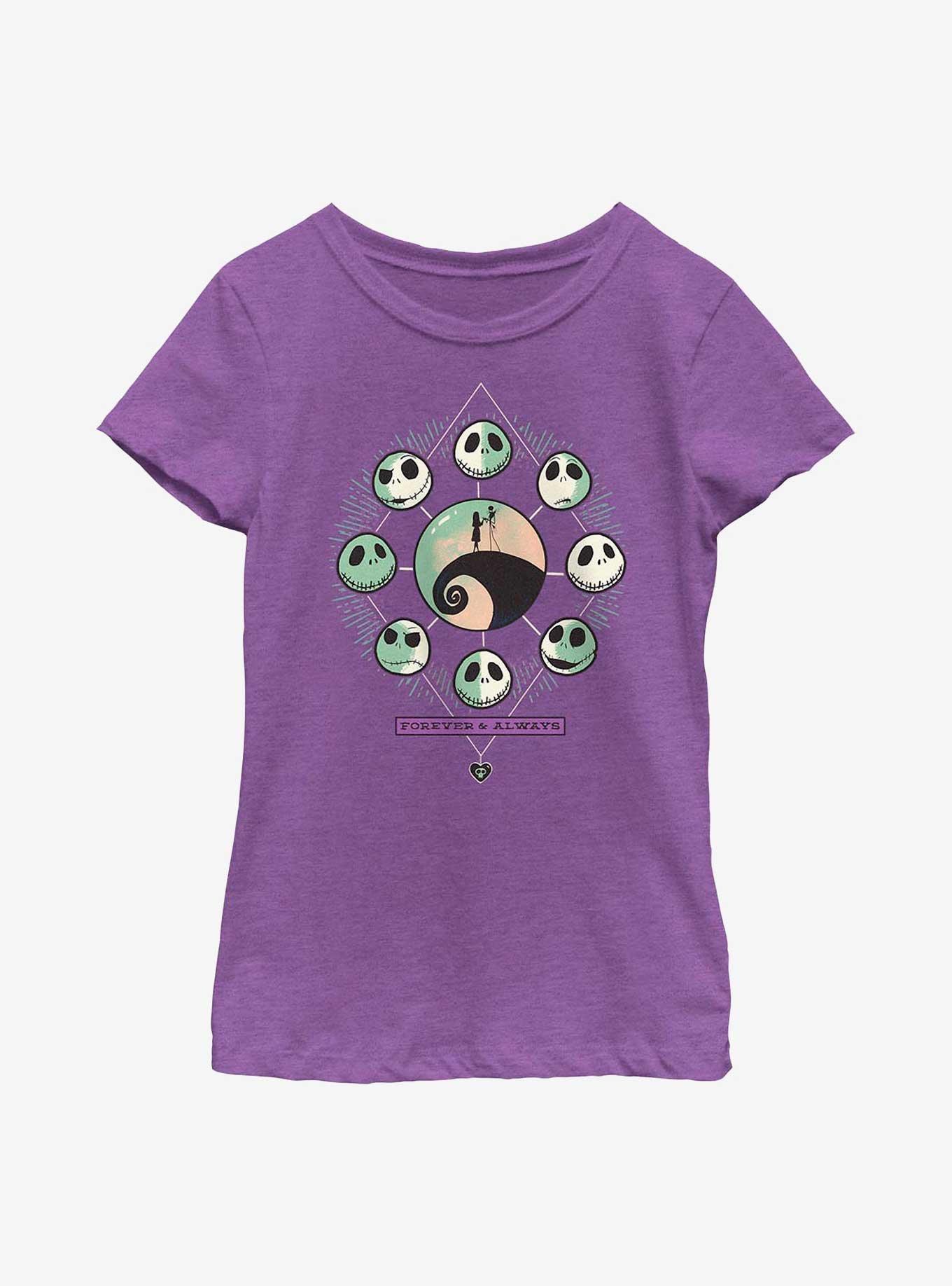 Disney The Nightmare Before Christmas Forever And Always Diamond Youth Girls T-Shirt, , hi-res