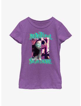 Disney The Nightmare Before Christmas Glitchy Nightmare Youth Girls T-Shirt, , hi-res