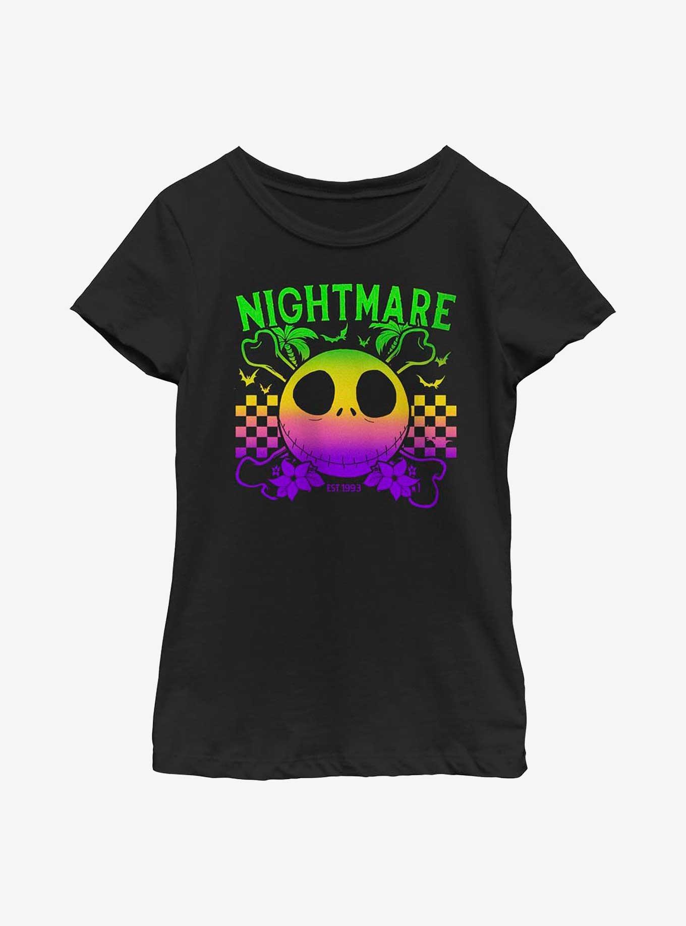 Disney The Nightmare Before Christmas Jack Sunset Youth Girls T-Shirt, , hi-res