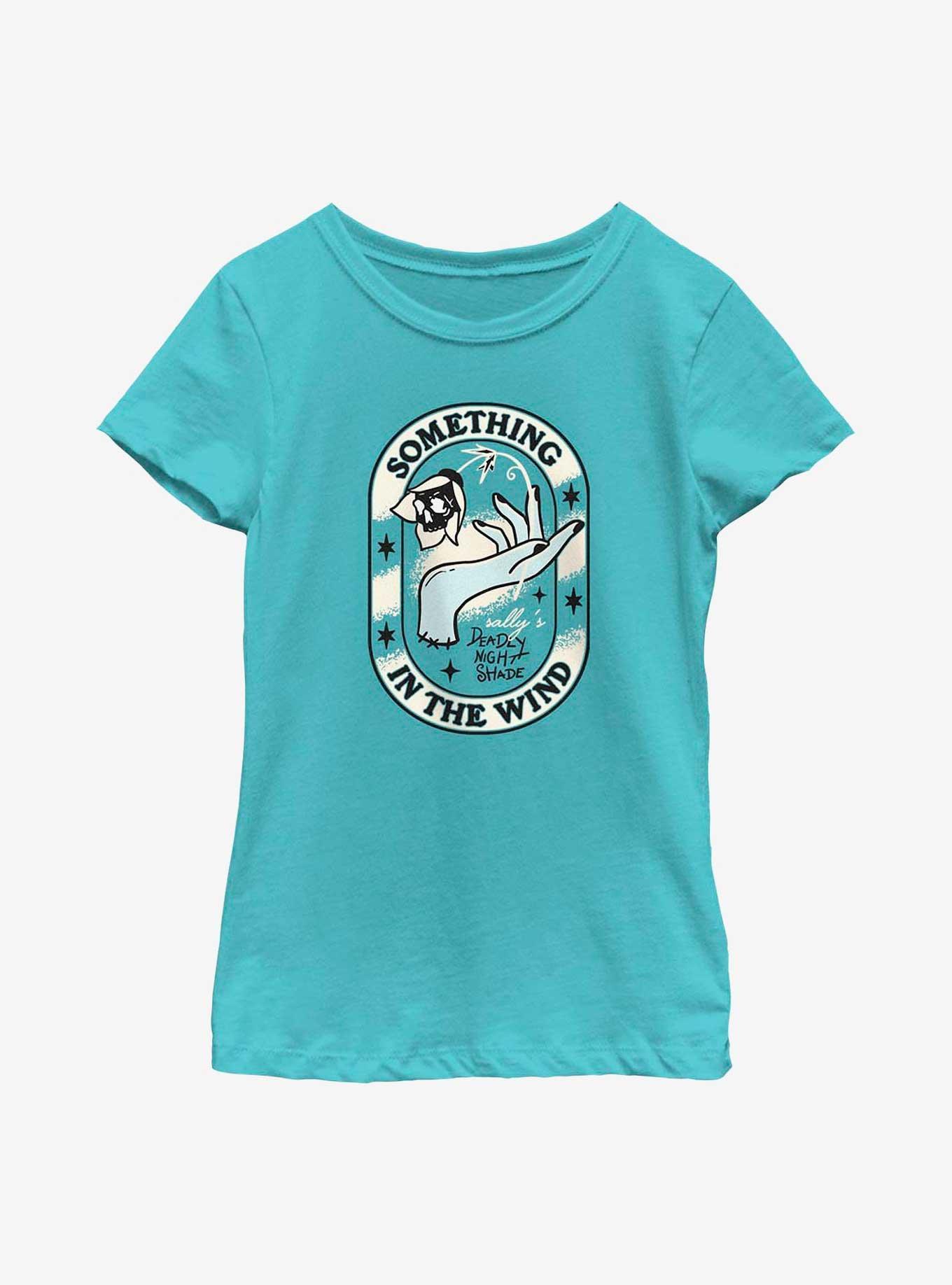 Disney The Nightmare Before Christmas Something In The Wind Youth Girls T-Shirt, TAHI BLUE, hi-res