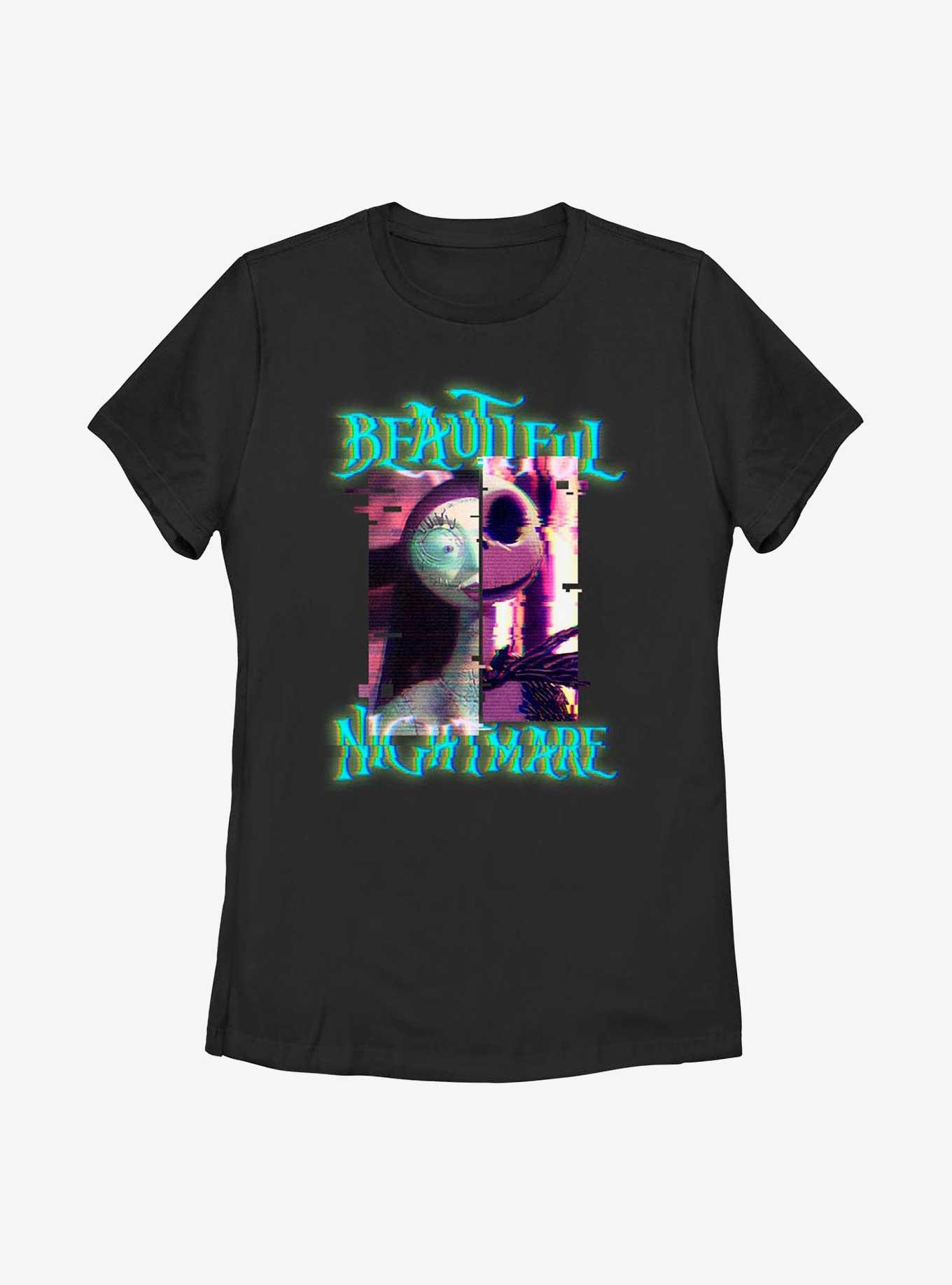 Disney The Nightmare Before Christmas Glitchy Nightmare Womens T-Shirt, , hi-res