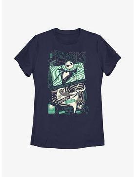 Disney The Nightmare Before Christmas Jack & Zero Fear Fest Poster Womens T-Shirt, , hi-res