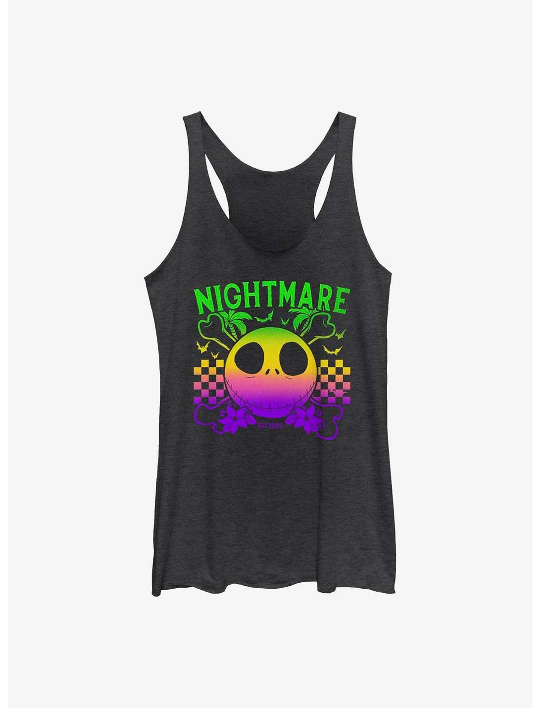 Disney The Nightmare Before Christmas Jack Sunset Womens Tank Top, BLK HTR, hi-res