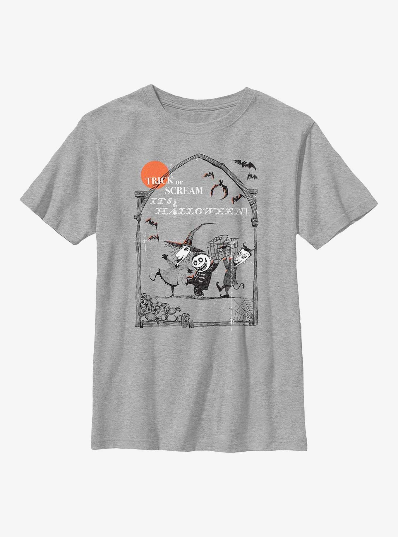 Disney The Nightmare Before Christmas Trick Or Scream Youth T-Shirt, , hi-res