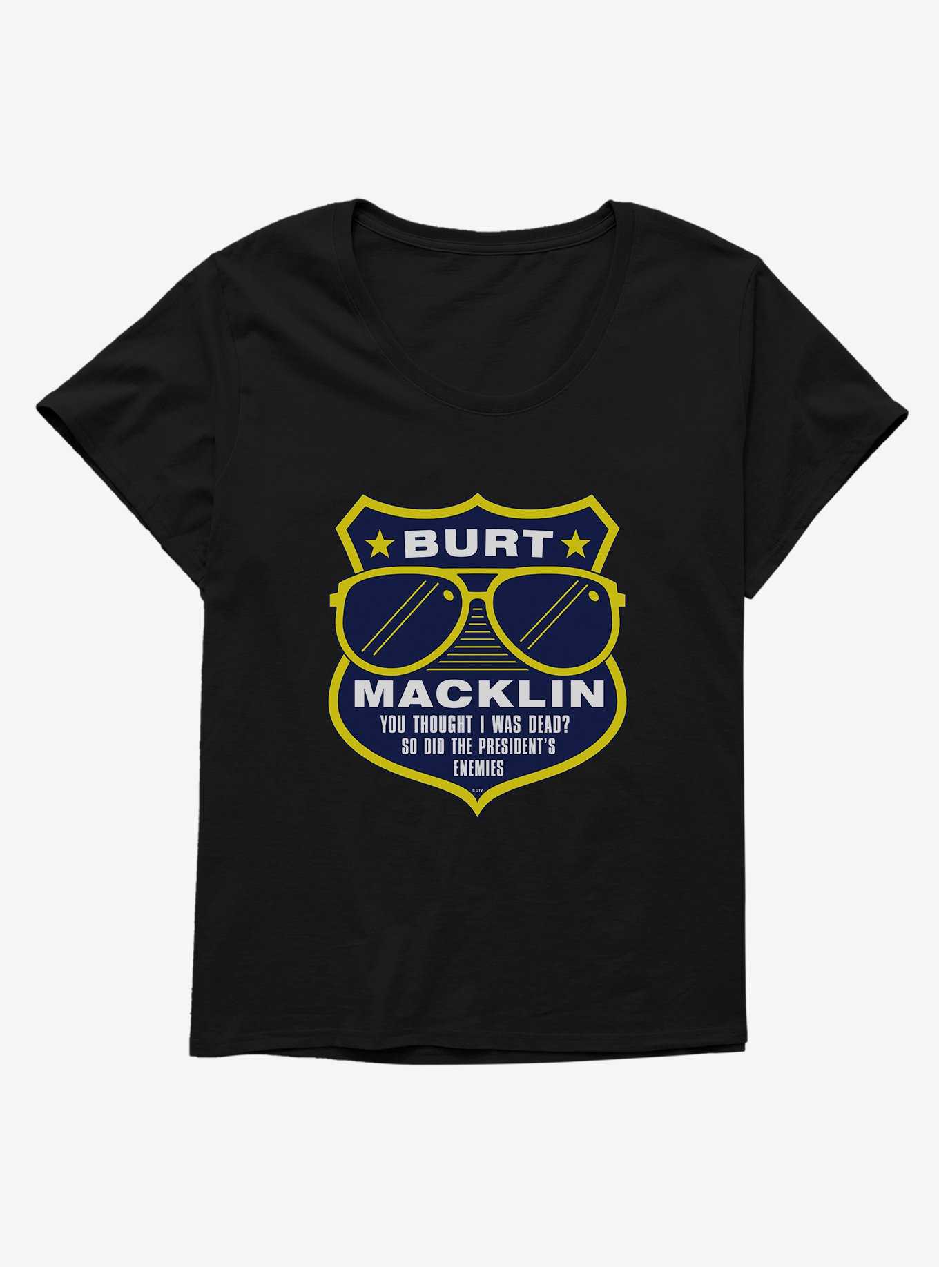 Parks And Recreation Burt Macklin Badge Womens T-Shirt Plus Size, , hi-res
