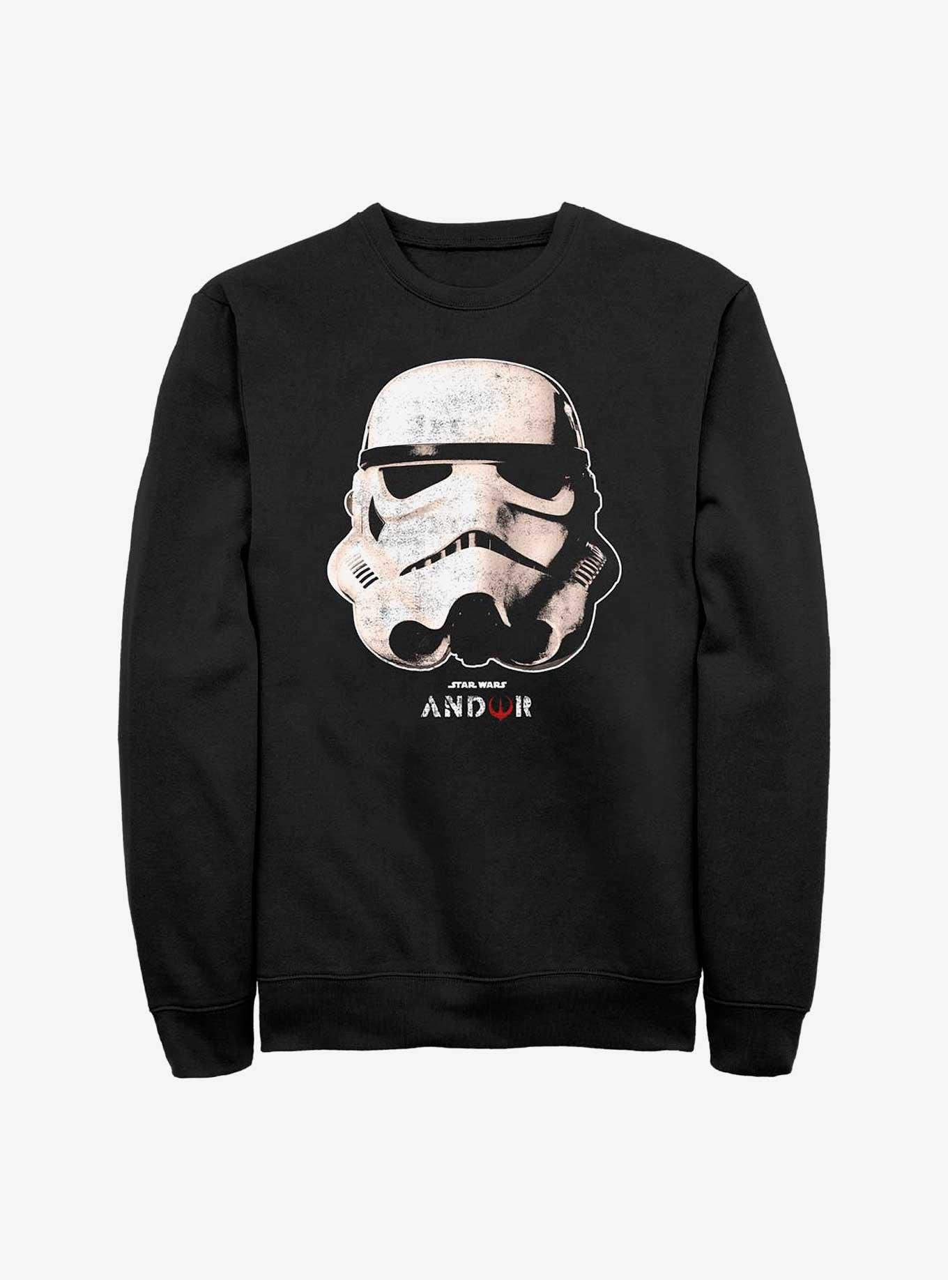 Star Wars: Andor Trooper Face Sweatshirt, BLACK, hi-res