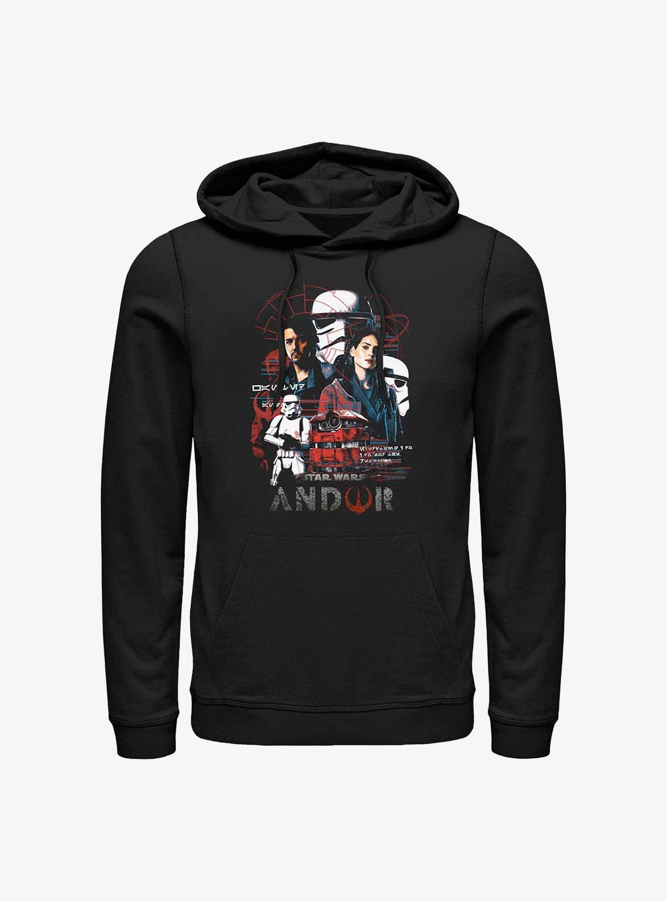 Star Wars: Andor Hero Print Hoodie, BLACK, hi-res