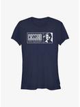 Star Wars: Andor Cassian Portait Girls T-Shirt, NAVY, hi-res