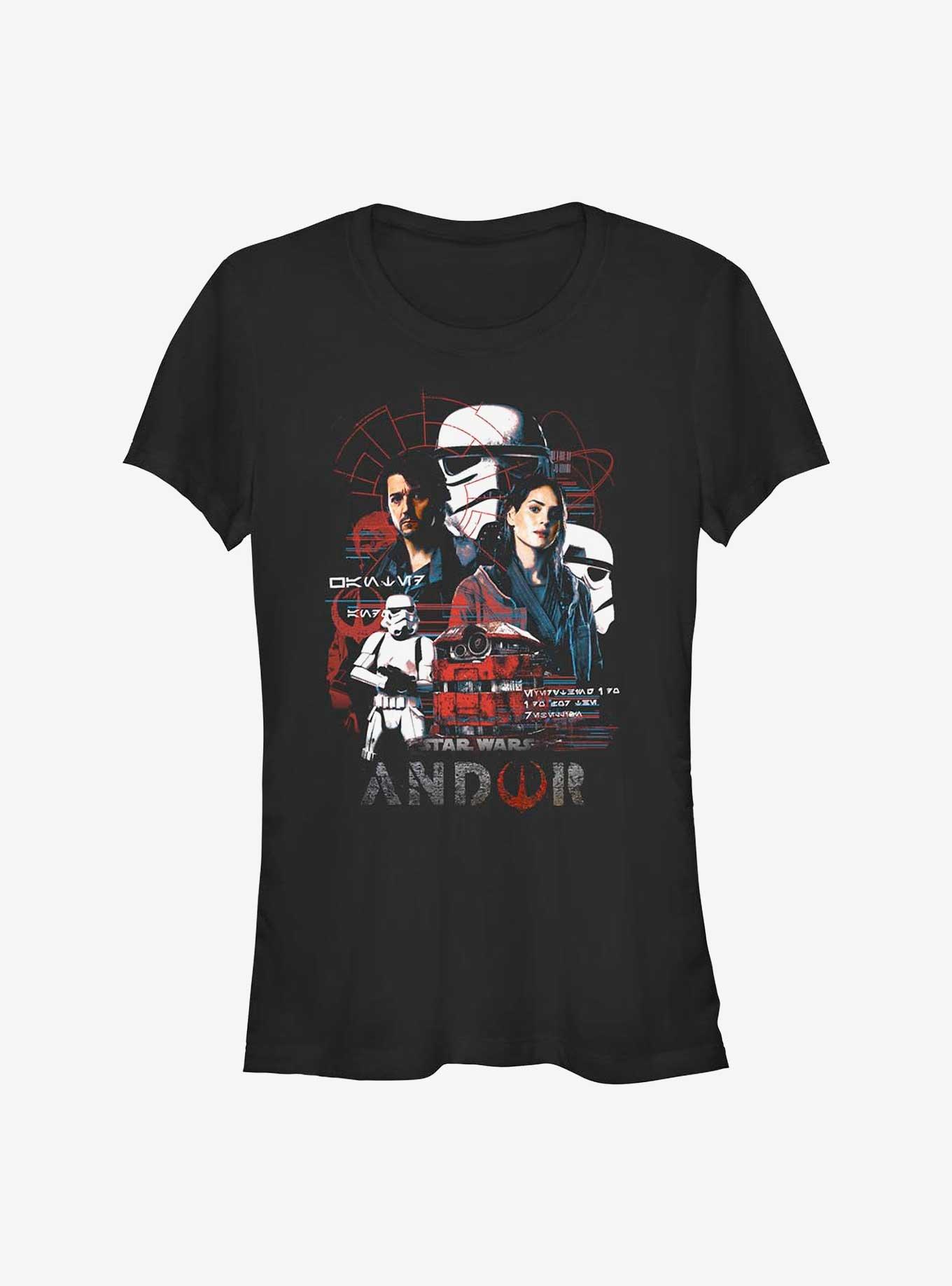 Star Wars: Andor Hero Print Girls T-Shirt, BLACK, hi-res