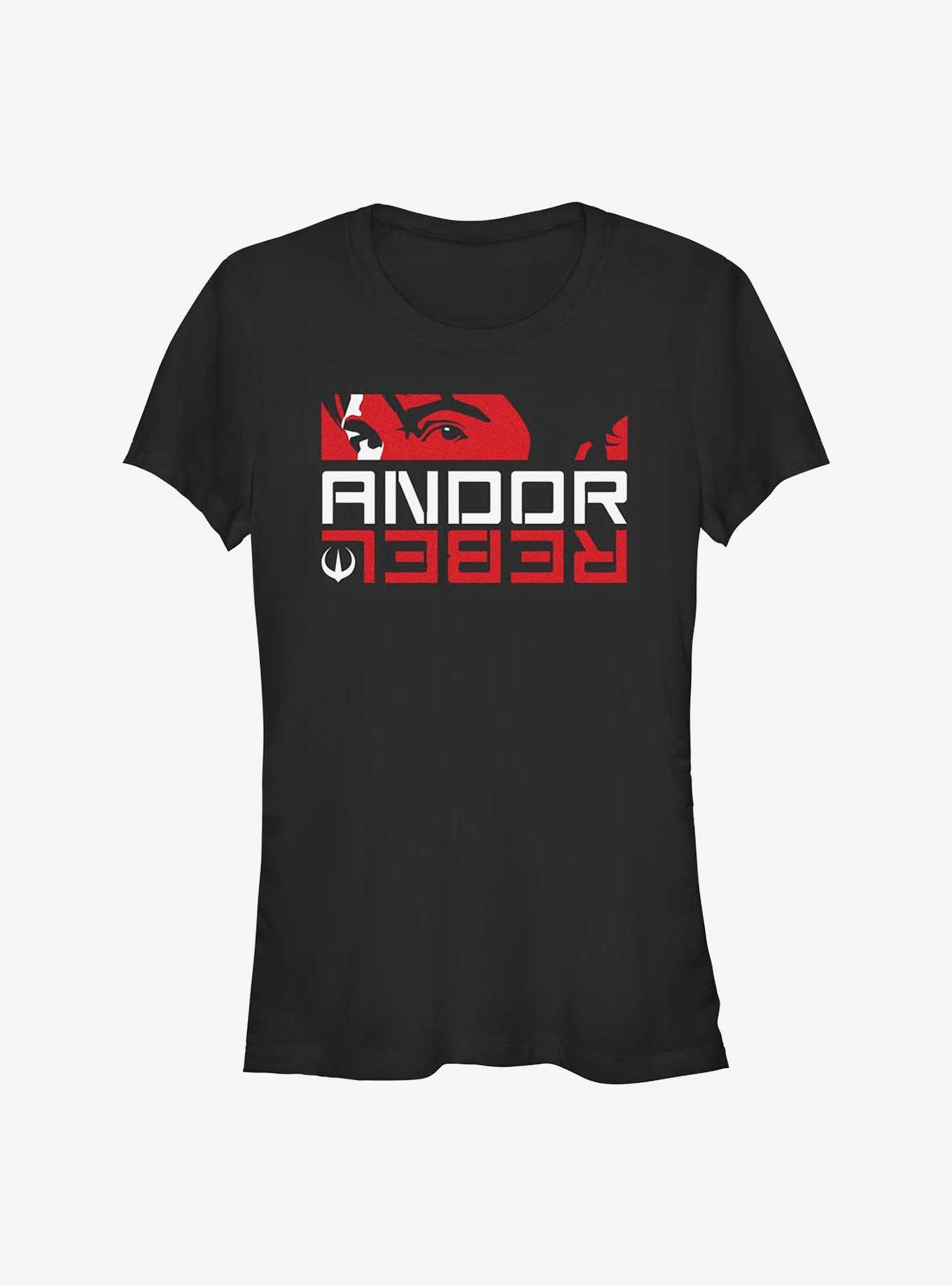 Star Wars: Andor Rebel Girls T-Shirt, BLACK, hi-res
