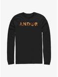 Star Wars: Andor Glitch Logo Long-Sleeve T-Shirt, BLACK, hi-res