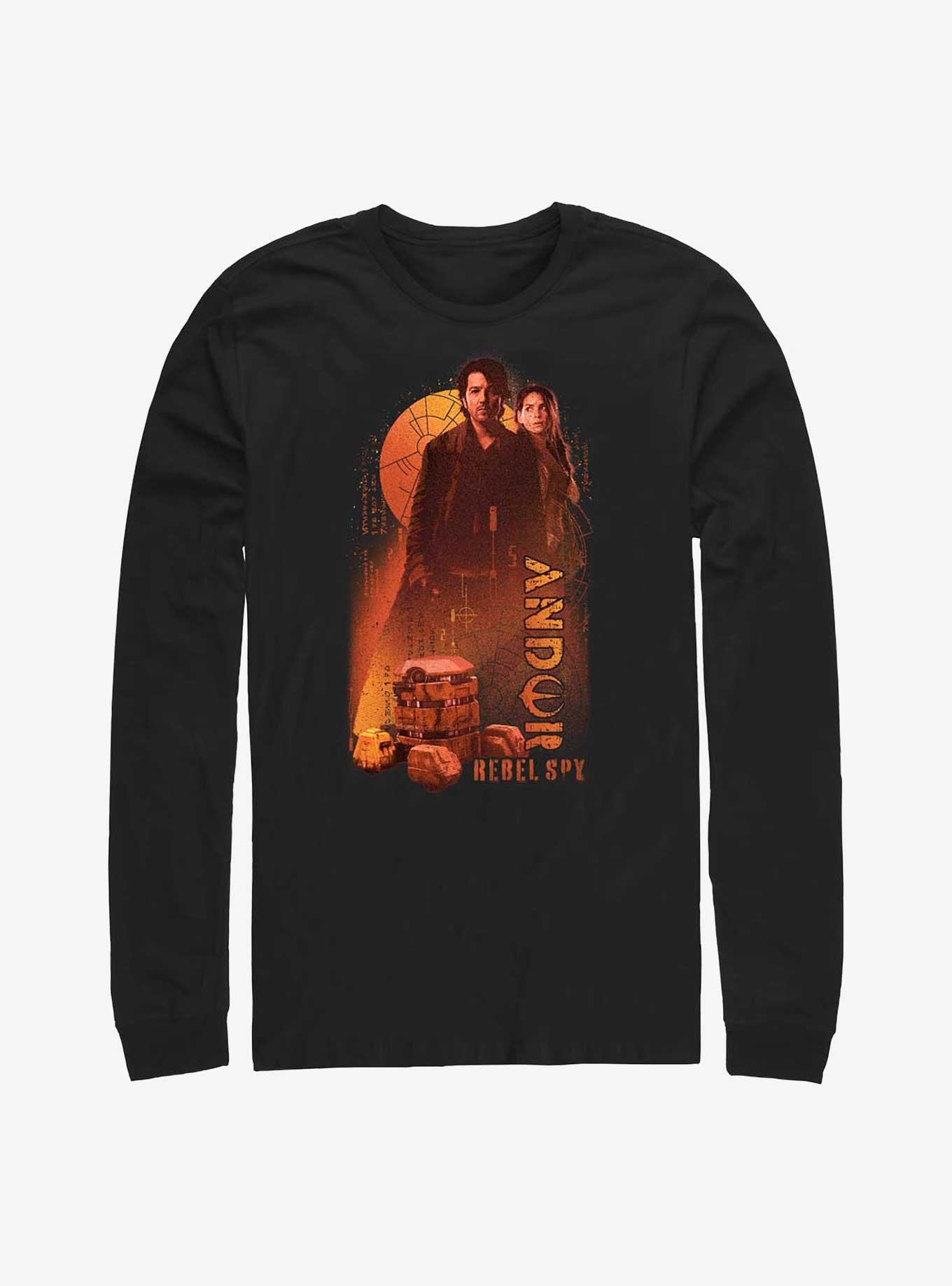 Star Wars: Andor Rebel Rebellion Long-Sleeve T-Shirt, BLACK, hi-res