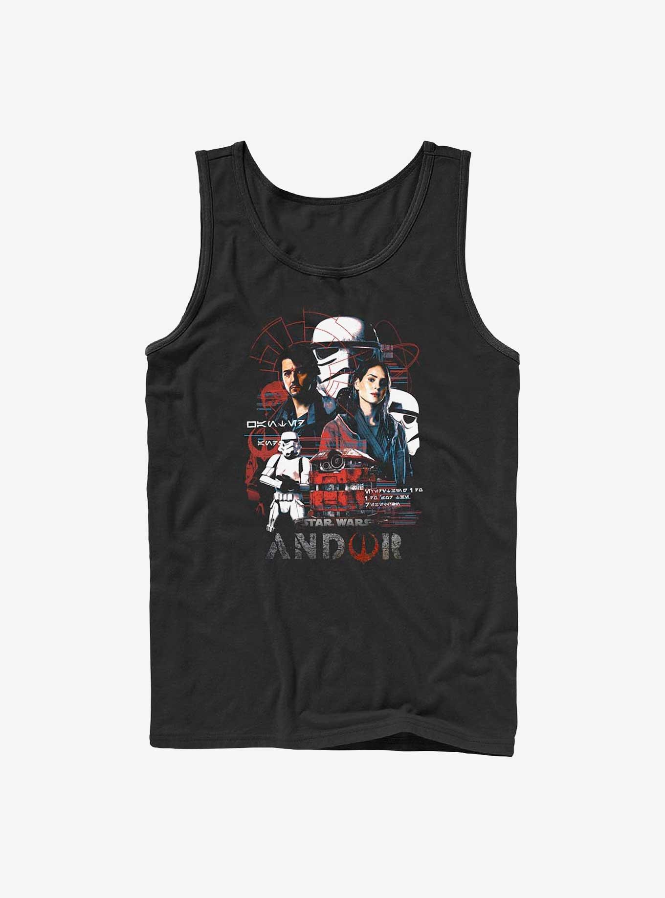 Star Wars: Andor Hero Print Tank, BLACK, hi-res