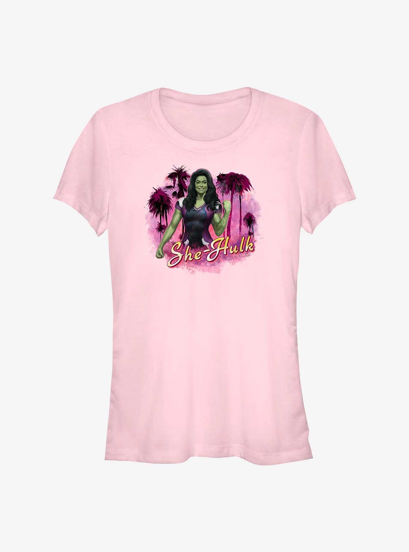 Marvel She-Hulk: Attorney At Law Palm Trees Girls T-Shirt, , hi-res