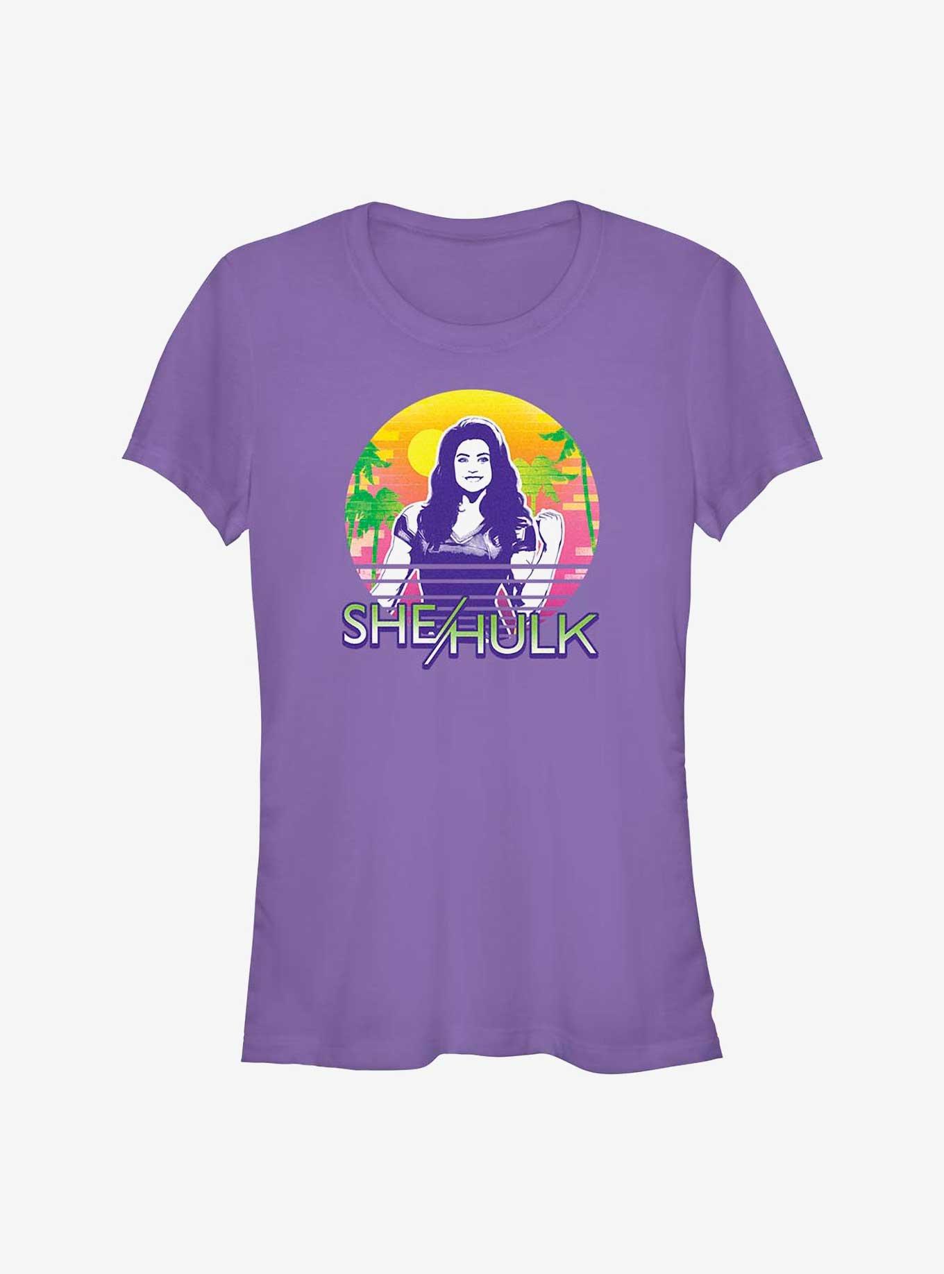 Marvel She-Hulk: Attorney At Law Retro Sunset Girls T-Shirt, , hi-res