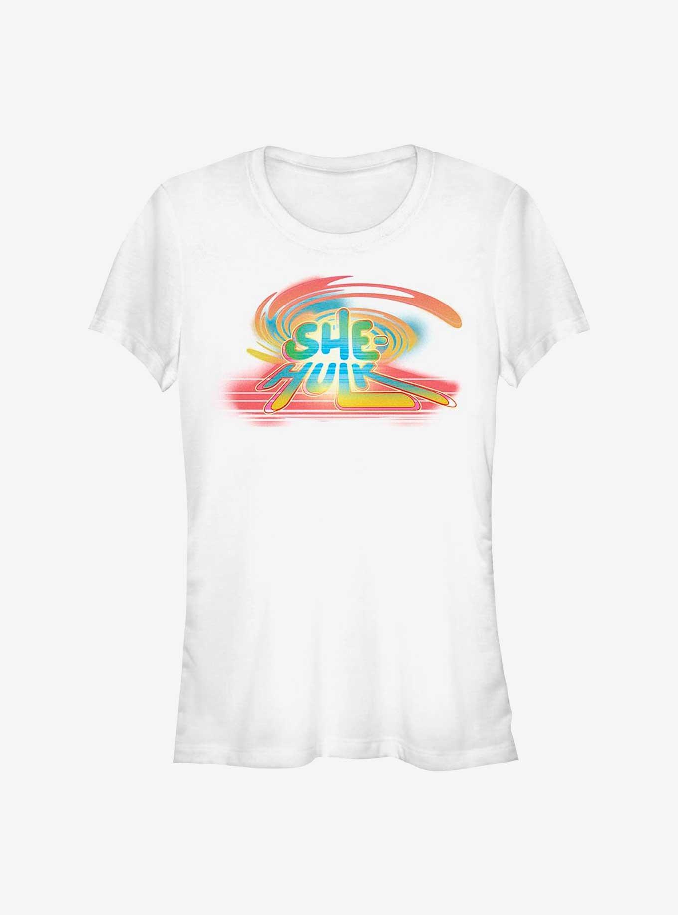 Marvel She-Hulk: Attorney At Law Spray Paint Logo Girls T-Shirt, , hi-res